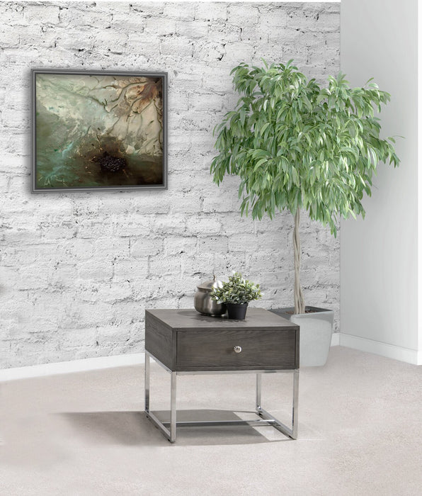 Echo End Table - Grey  