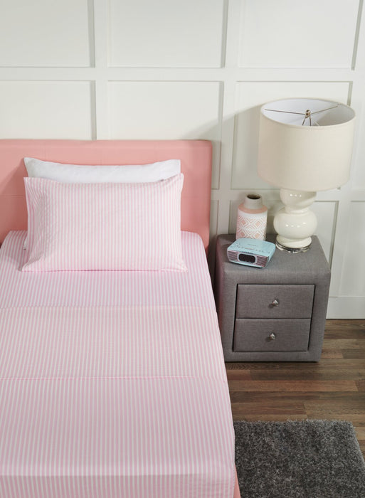 Hallie Striped 4-Piece Full Cotton Sheet Set