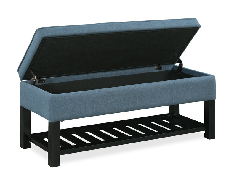 Ryan Storage Bench - Navy