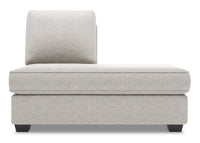Sofa Lab Roll RAF Chaise Return - Luxury Silver