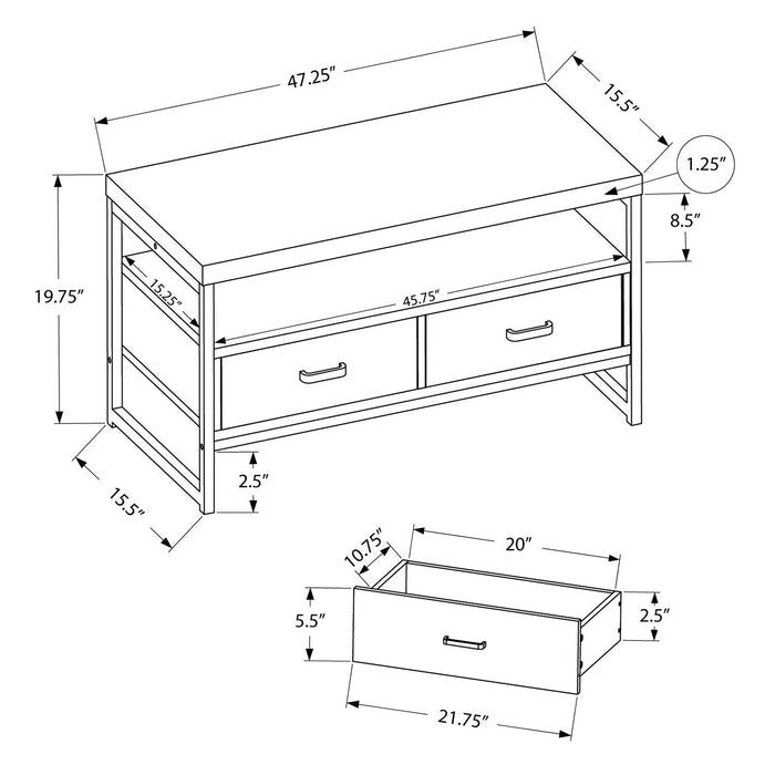 Corban 48\" TV Stand - Taupe