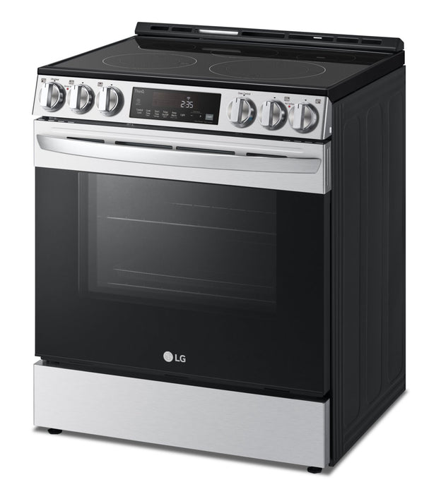 LG 6.3 Cu. Ft. Smart Electric Range with Air Fry - LSEL6333F