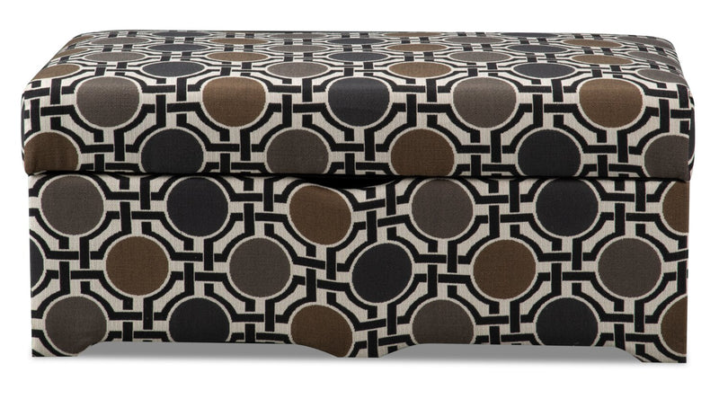 Nina Fabric Storage Ottoman