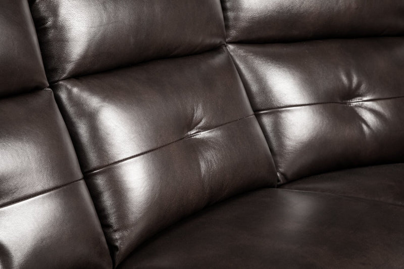 Envia 3-Piece Right-Facing Power Reclining Sectional - Brown 