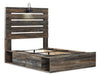 Abby Full Side Storage Bed - Brown