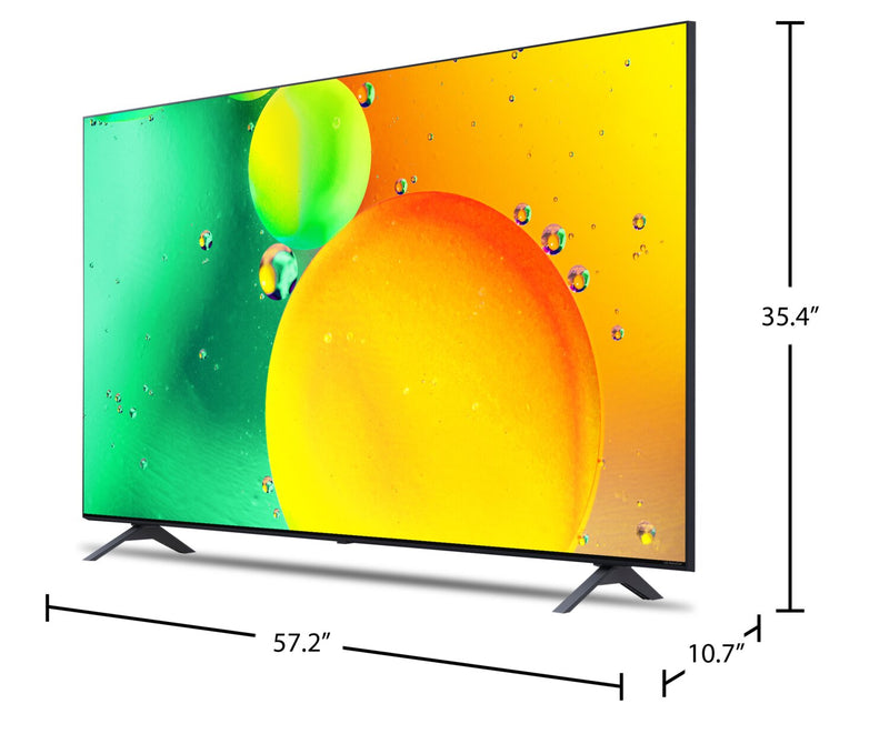 LG 65\" NanoCell NANO75 LED 4K UHD Smart webOS TV - 65NANO75UQA.ACC