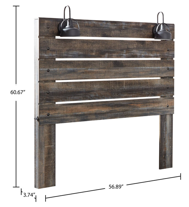 Abby Full Headboard - Brown 