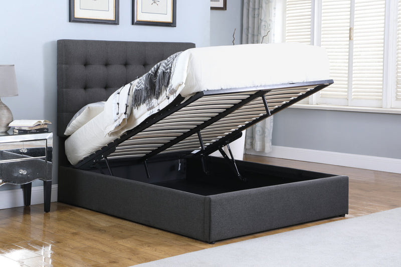 Jace Storage Full Bed - Grey