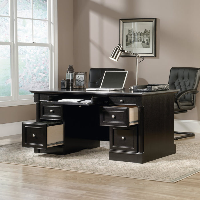 Palladia Executive Desk - Wind Oak