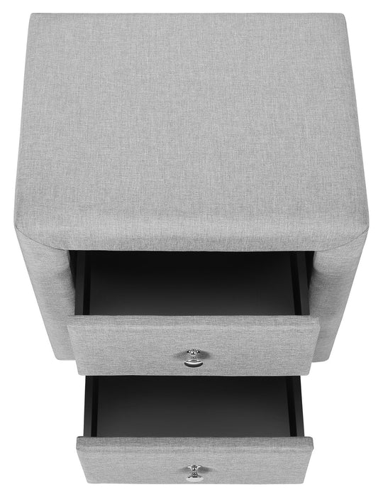Zara Nightstand - Grey