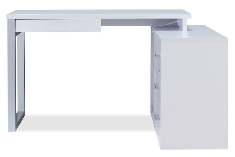 Owen Reversible Corner Desk - White