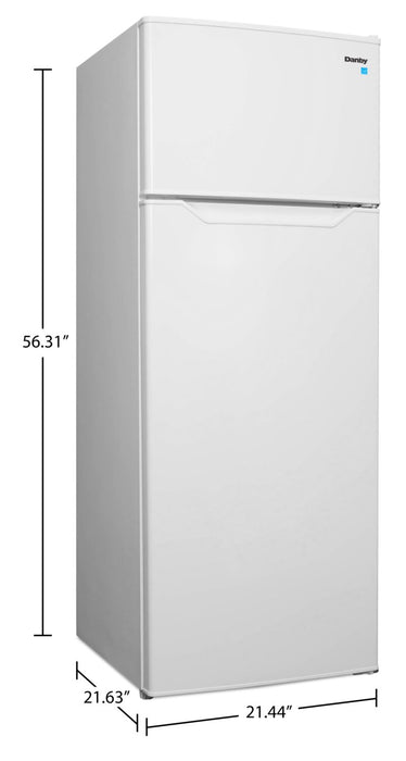 Danby 7.4 Cu. Ft. Top-Freezer Refrigerator - DPF074B2WDB-6