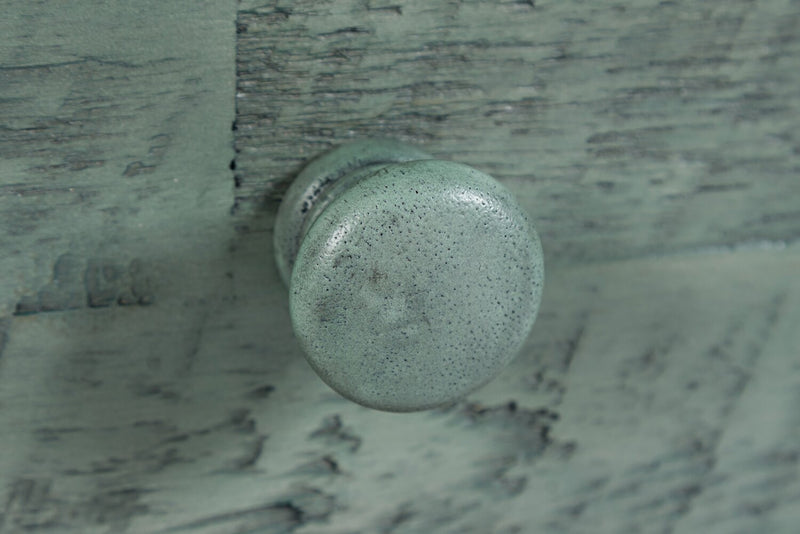 Rocco Blue Chairside Table with USB