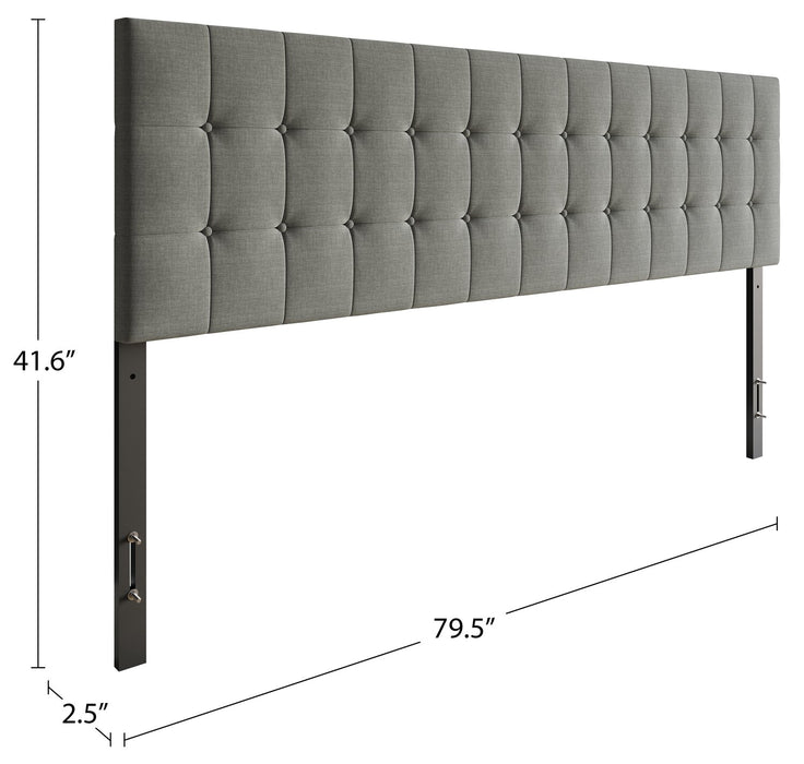 Ellis King Headboard - Grey