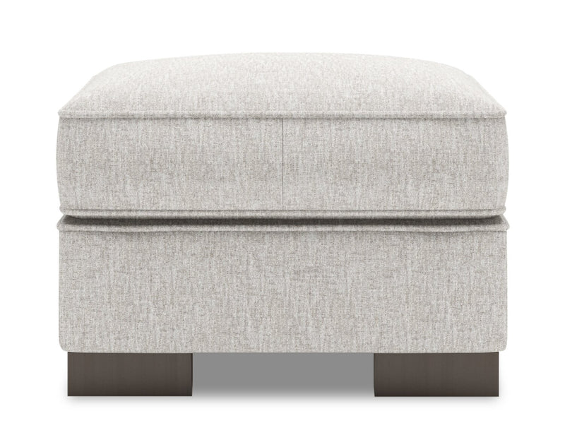 Sofa Lab Track Ottoman - Luxury Silver