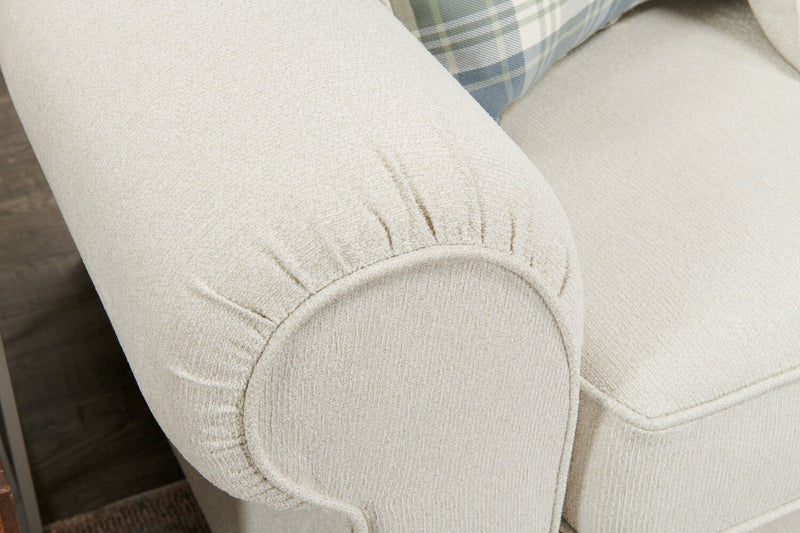Scarlett Chenille Sofa - Ecru