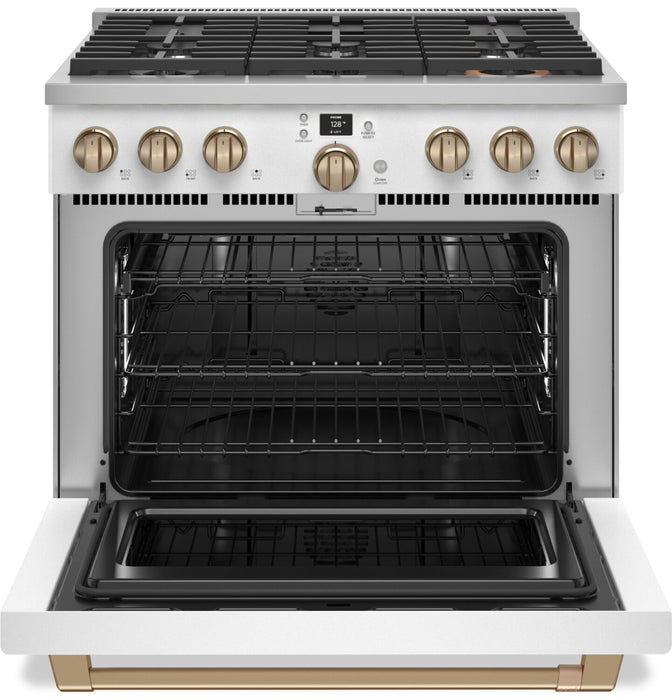 Café 5.75 Cu. Ft. Commercial-Style 6-Burner Dual Fuel Range - C2Y366P4TW2