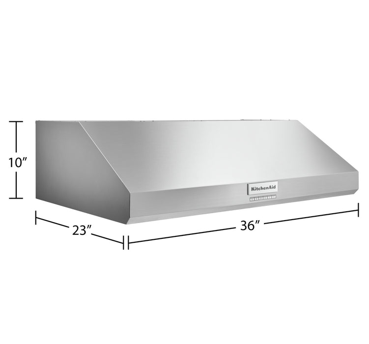 KitchenAid 36\" Commercial-Style Under-Cabinet Range Hood - KVUC606KSS