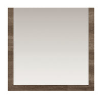 Gino Bedroom Dresser Mirror - Made in Italy, Modern - Brown 