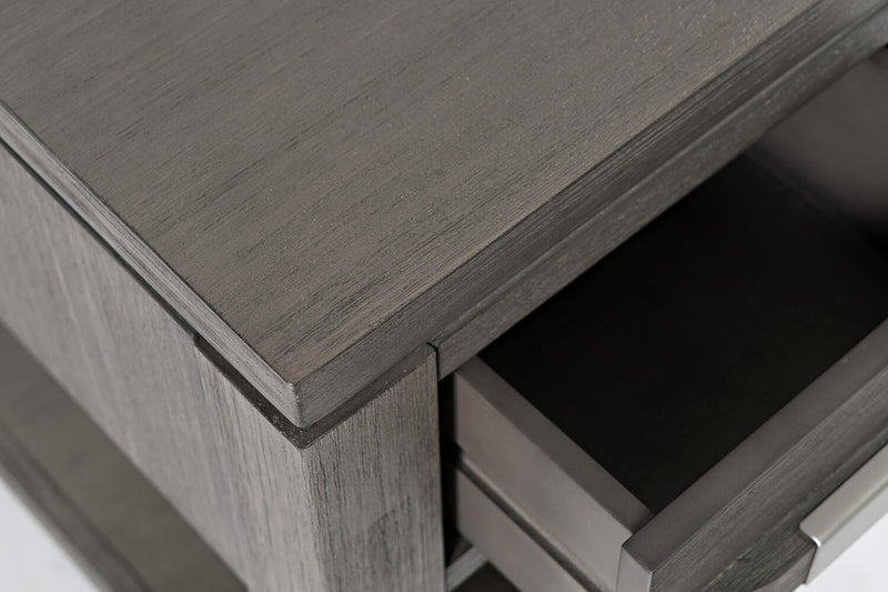 Bronx Chairside Table - Grey