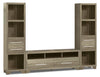 Glendale 3-Piece Entertainment Centre with 60\" TV Opening – Grey
