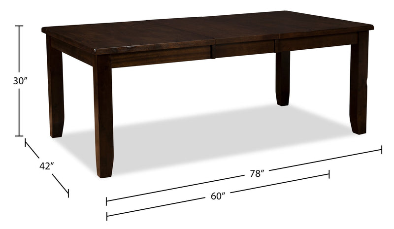 Talia Dining Table - Brown