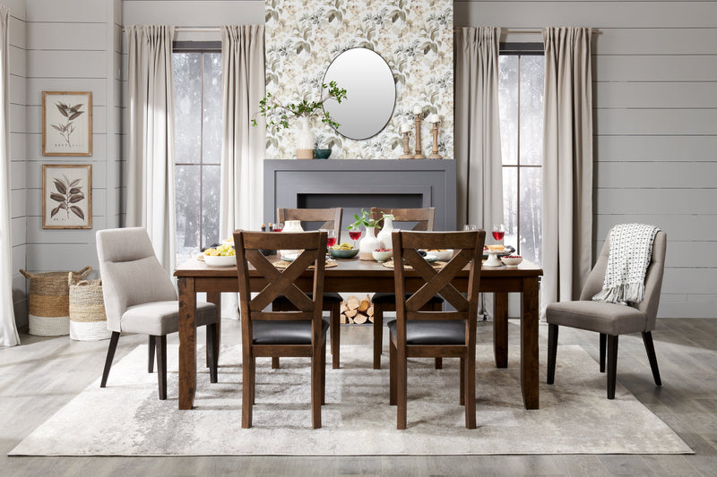 Talia 5-Piece Dining Package - Grey Brown