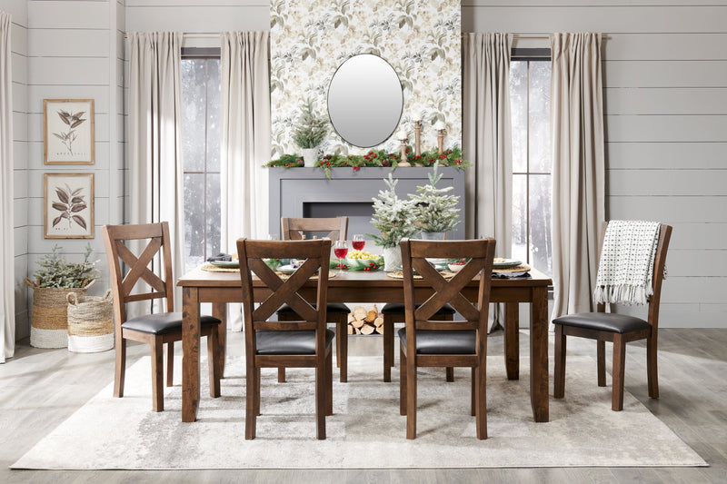 Talia 7-Piece Dining Package - Grey Brown