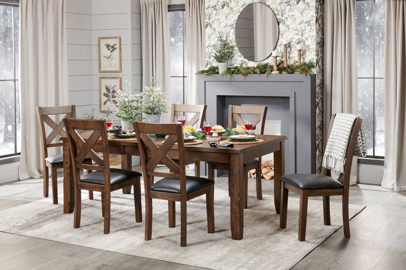 Talia 7-Piece Dining Package - Grey Brown