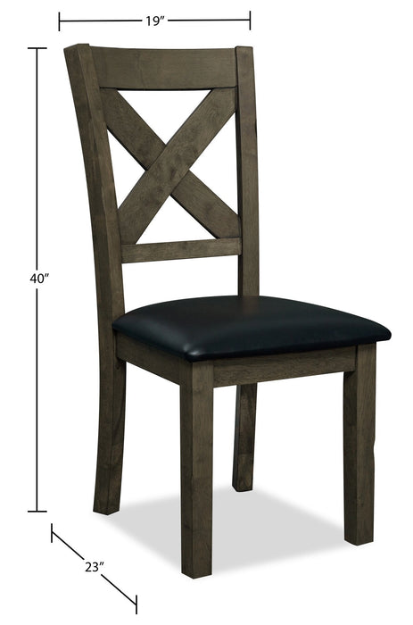 Talia Dining Chair - Grey Brown