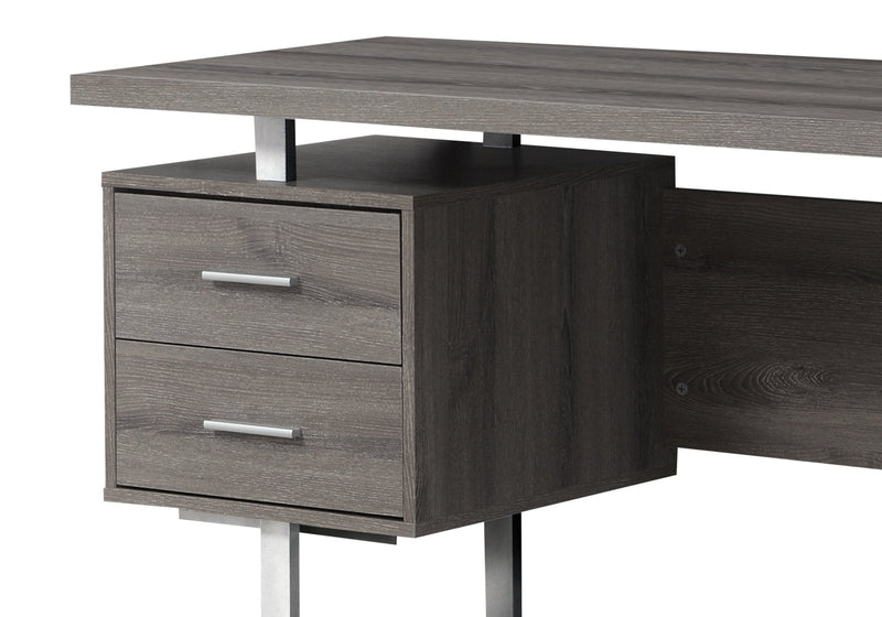 Teagan Reversible Desk - Dark Grey 