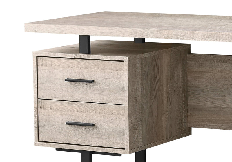 Teagan Reversible Desk - Taupe 