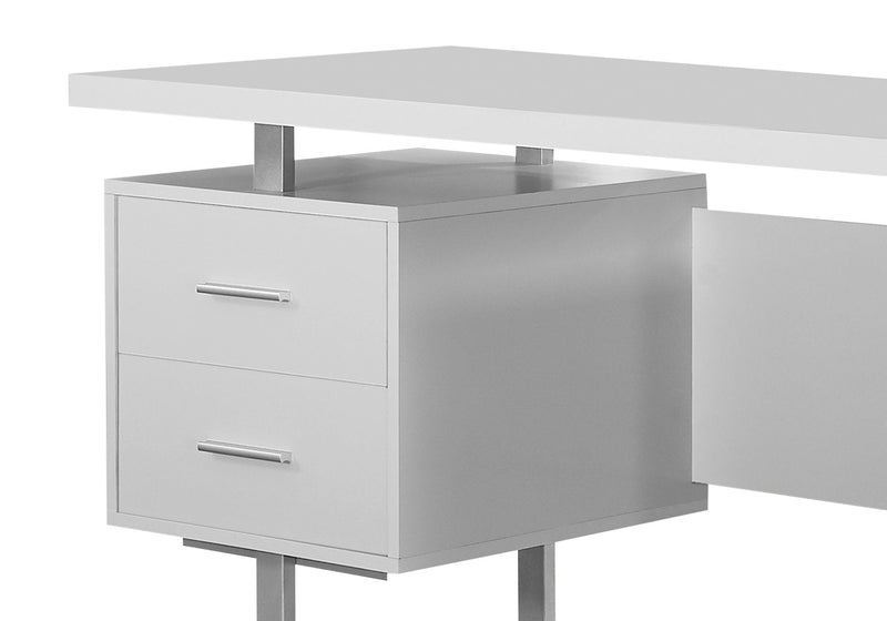 Teagan Reversible Desk - White 