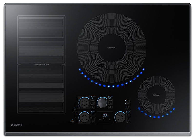 Samsung 30\" Induction Cooktop with Virtual Flame Technology™ – NZ30K7880UG