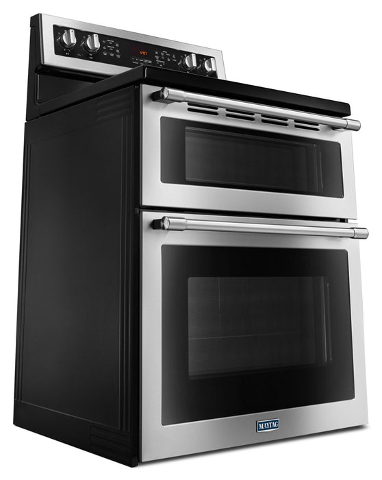 Maytag 6.7 Cu. Ft. Double Oven Electric Range with True Convection – YMET8800FZ