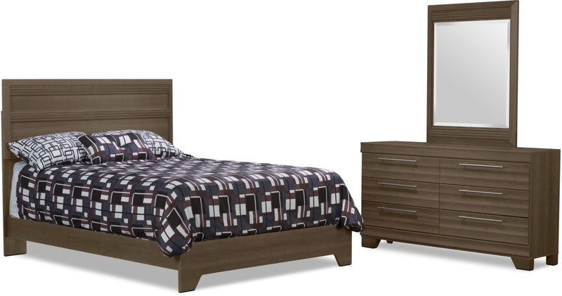 Olivia 5-Piece Queen Bedroom Package - Grey