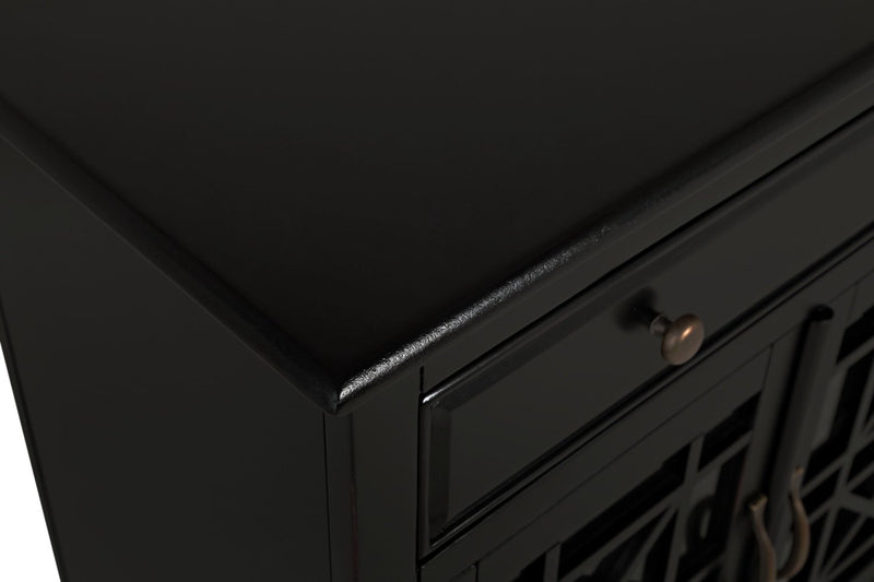 Marseille Accent Cabinet – Black
