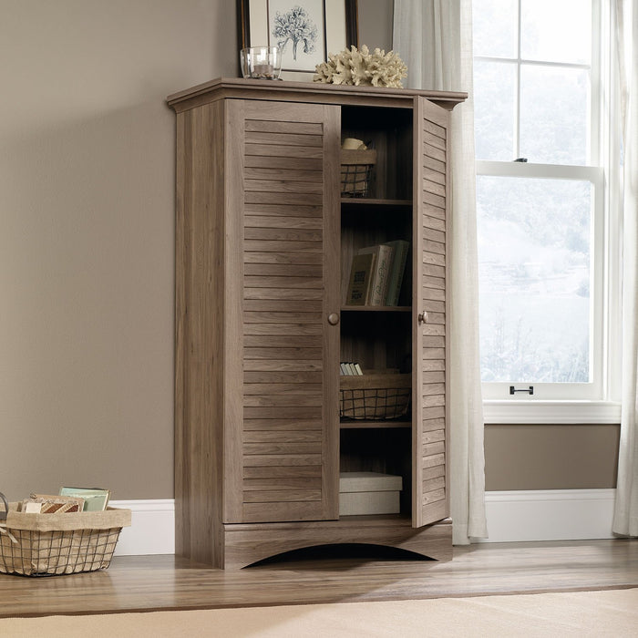 Harbor View Storage Cabinet - Salt Oak