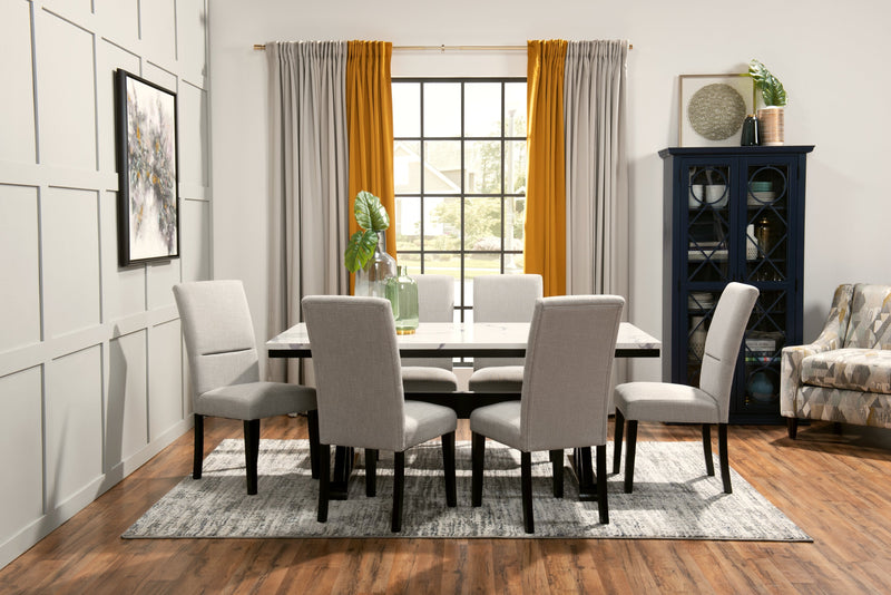 Verona 7-Piece Dining Package with Trestle Dining Table