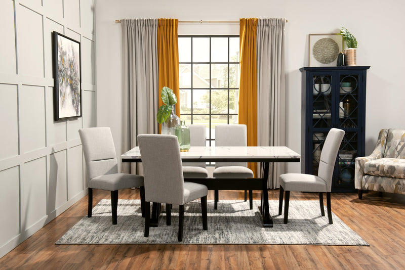 Verona Rectangular Dining Table with Trestle Base