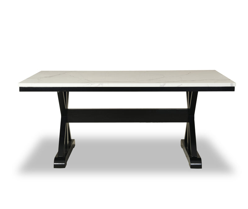 Verona Rectangular Dining Table with Trestle Base