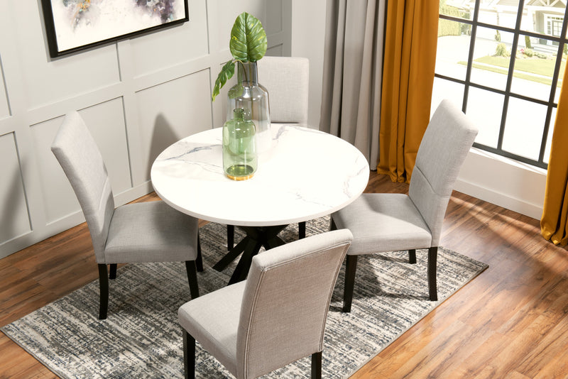 Verona 5-Piece Dining Package with Round Dining Table