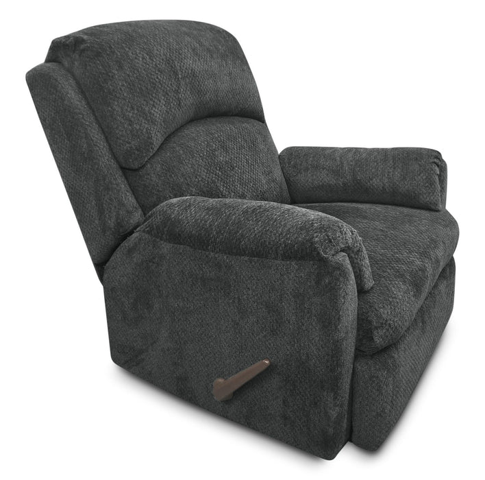 Baron Chenille Glider Recliner - Grey