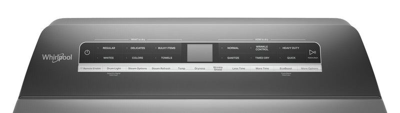 Whirlpool 7.4 Cu. Ft. Smart Front-Load Electric Dryer - YWED7120HC