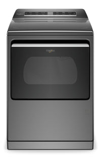 Whirlpool 7.4 Cu. Ft. Smart Electric Dryer with Steam - Chrome Shadow - YWED7120HC