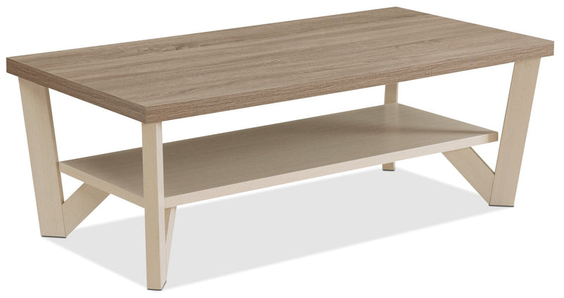 Arika 3-Piece Coffee and Two End Tables Package - Ivory