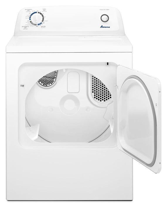 Amana 6.5 Cu. Ft. Gas Dryer with Automatic Dryness Control – NGD4655EW