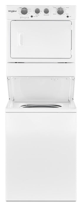 Whirlpool® 4.0 cu.ft Gas Stacked Laundry Center 9 Wash cycles and AutoDry™