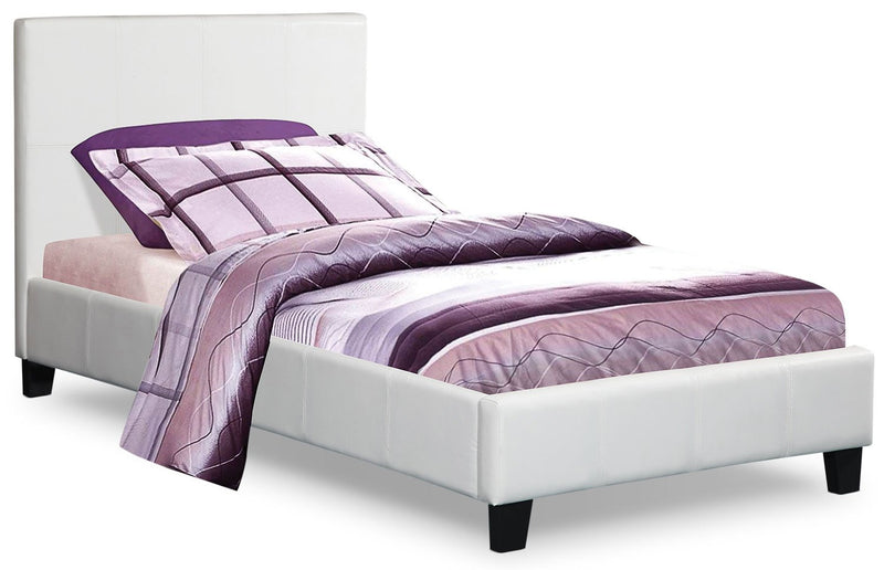 Chase Twin Bed - White