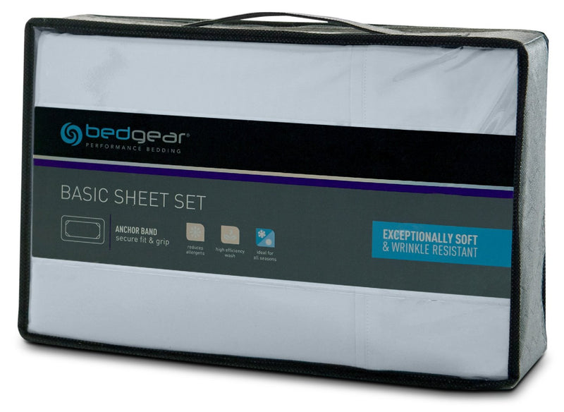 BEDGEAR® Basic 4-Piece King Sheet Set - Mist